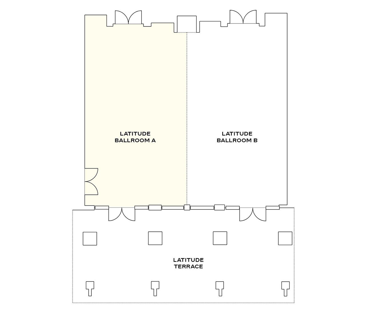 The Belgrove Floorplan Latitude Ballroom A