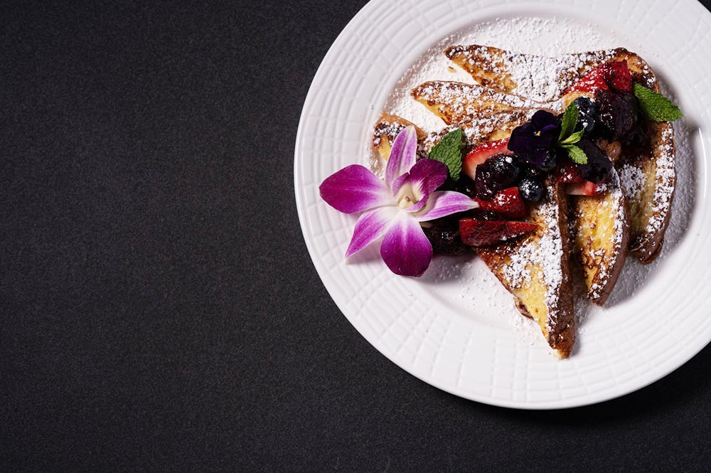 The Belgrove French Toast With Flower
