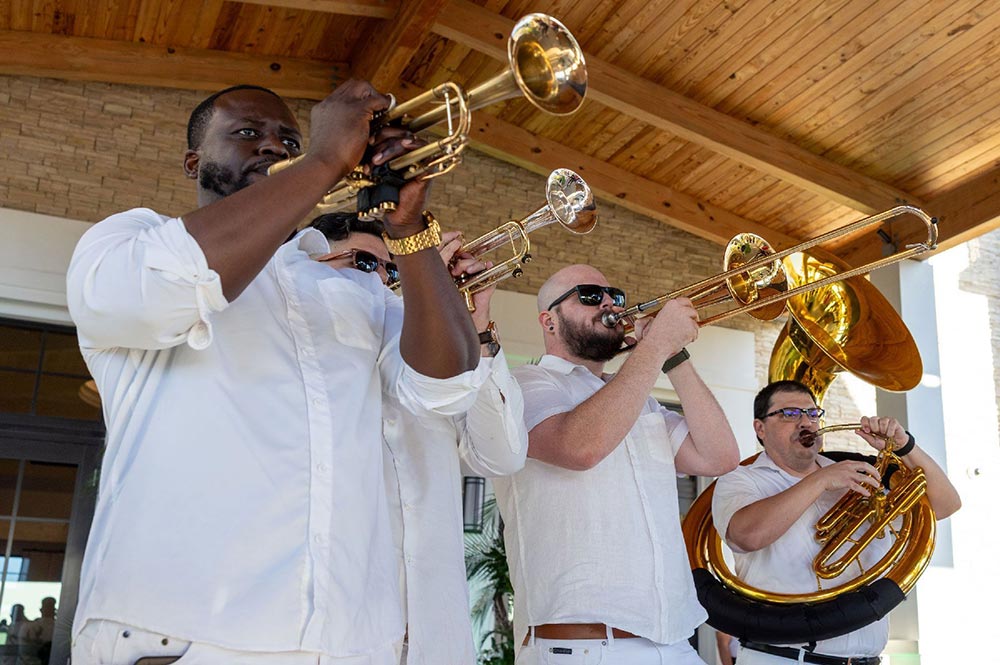 The Belgrove Grand Opening Brass Band Performance
