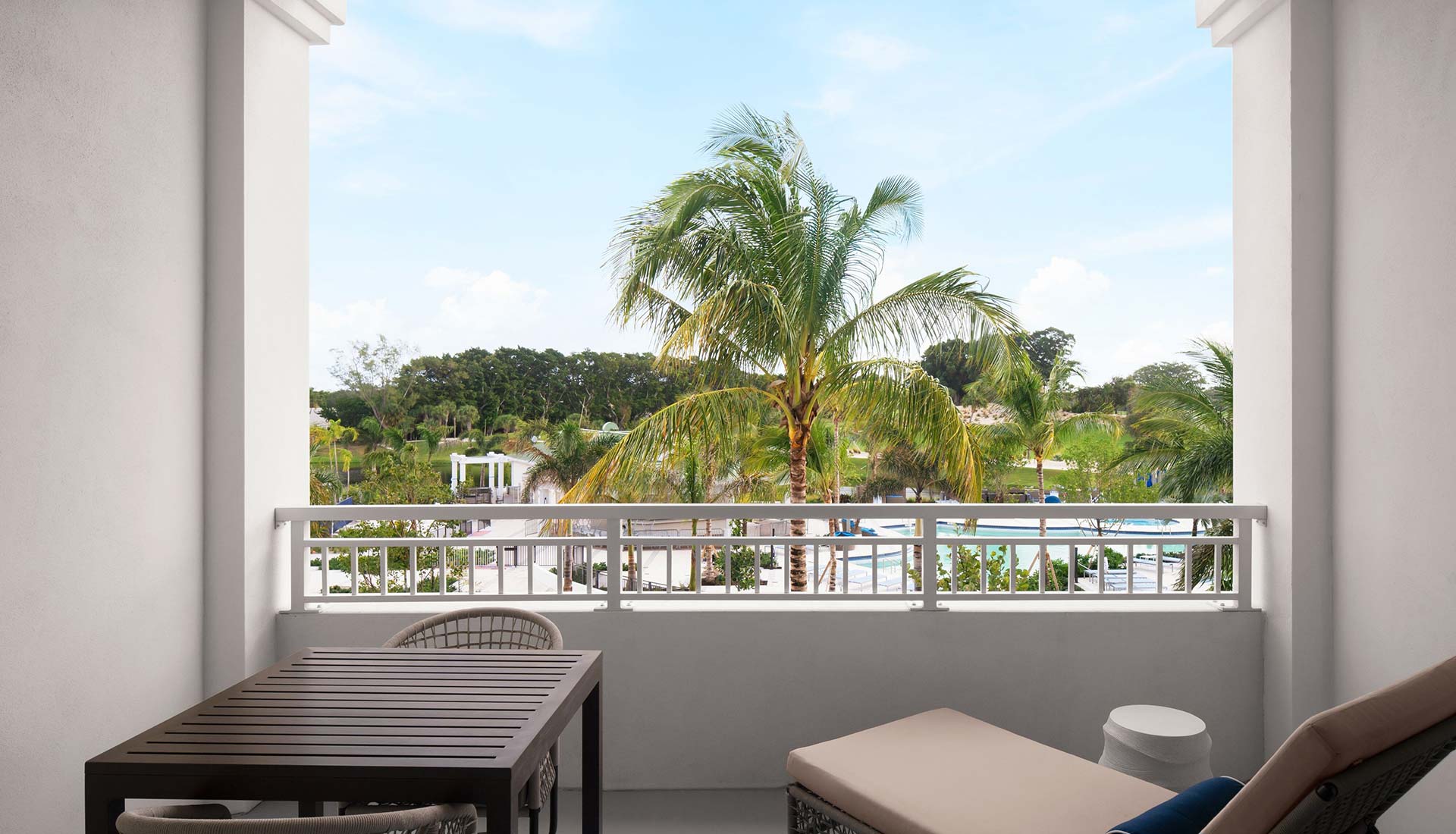 The Belgrove Guestroom Balcony With Pool View ADA